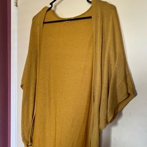 Mustard yellow cardigan